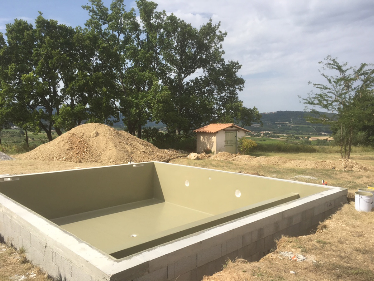 Gelcoat piscines Vaucluse & Lubéron